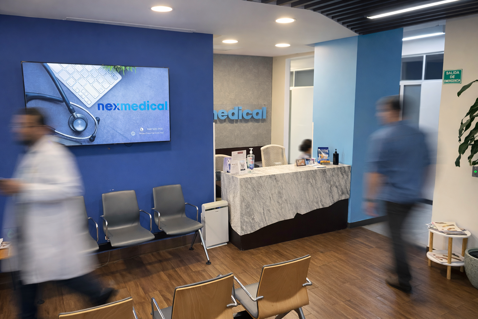 Recepción y sala de espera